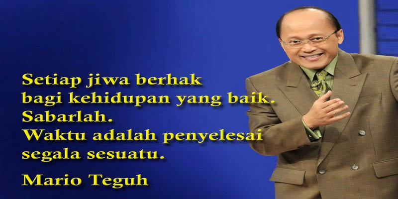 Mario Teguh Tentang Pria Cuek